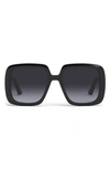 Dior Bobby 56mm Square Sunglasses In Grey