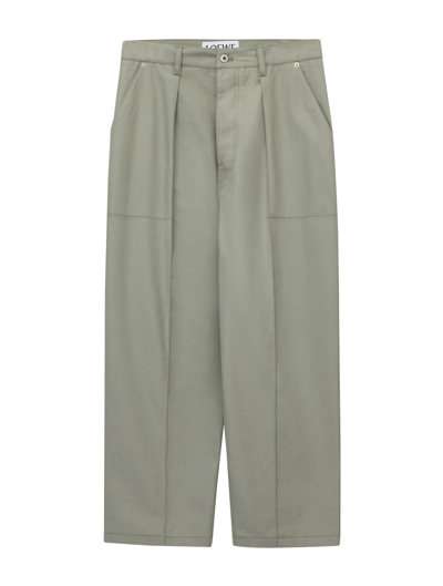 Loewe Low Crotch Trousers In Nude & Neutrals