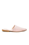 BROTHER VELLIES BROTHER VELLIES SUEDE SISTER MULES IN PINK,SISTER MULE