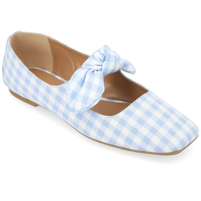 Journee Collection Collection Women's Tru Comfort Foam Seralinn Flats In Blue