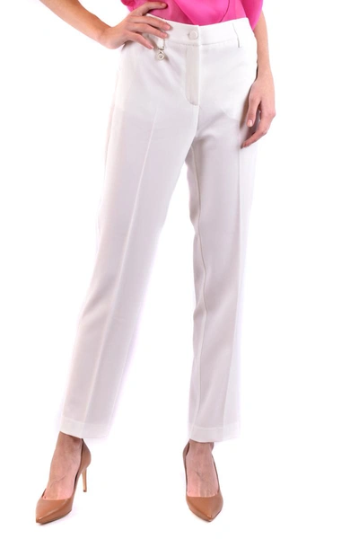 Blumarine Trousers In White