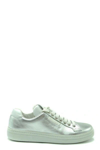 Church's Women's  Silver Leather Sneakers
