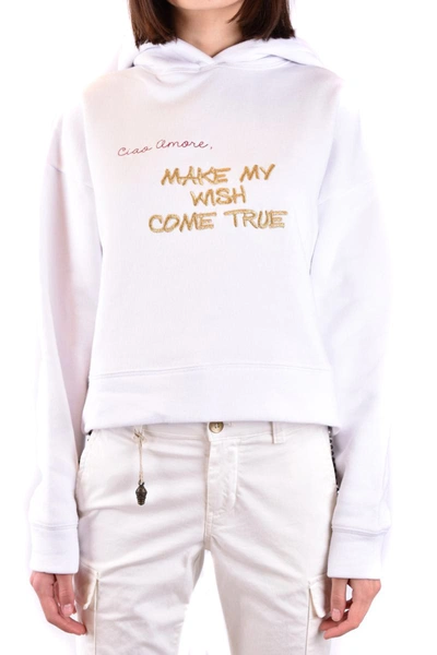 Giada Benincasa Womens White Sweatshirt