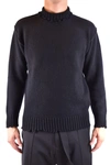 Isabel Benenato Black Wool And Cashmere Blend Sweater In Black