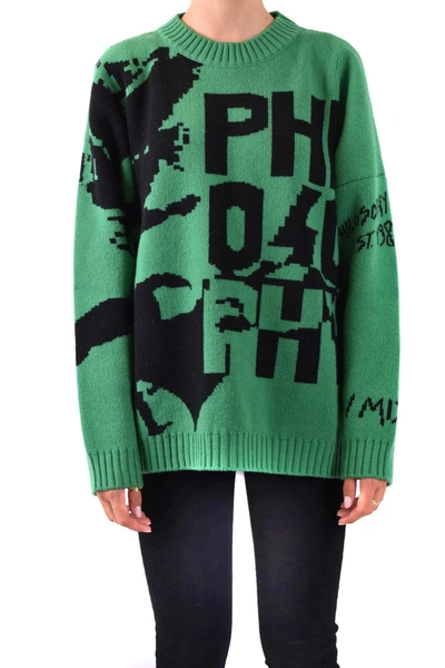 Philosophy Di Lorenzo Serafini Sweaters In Green