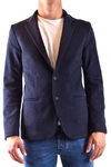 Paolo Pecora Men's Blue Other Materials Outerwear Jacket In Blue