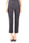 Armani Collezioni Women's Blue Other Materials Pants In Blue