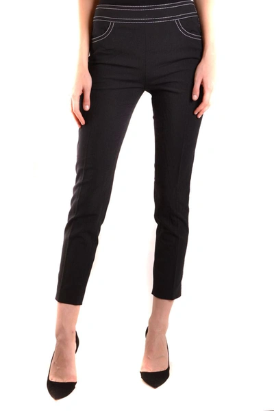 Boutique Moschino Trousers In Black