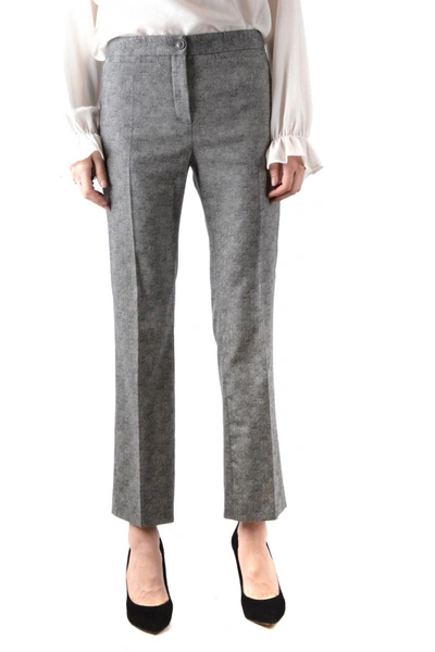 Boutique Moschino Trousers In Gray