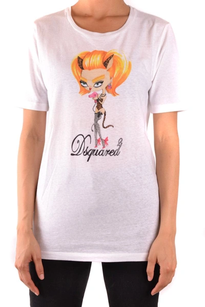 Dsquared2 Tshirt Short Sleeves In White