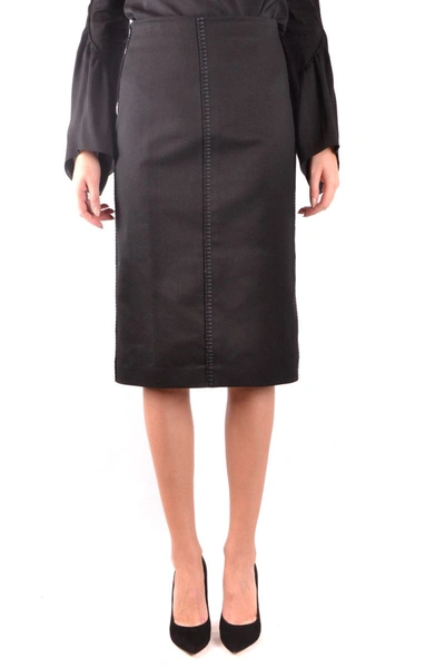 Fendi Women's Black Other Materials Skirt