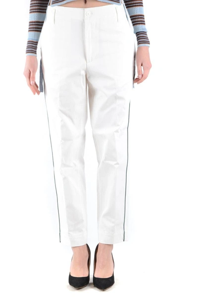 Golden Goose Trousers In White