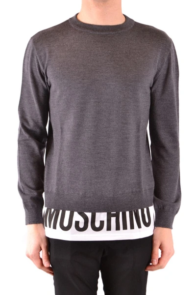 Moschino Sweater In Gray