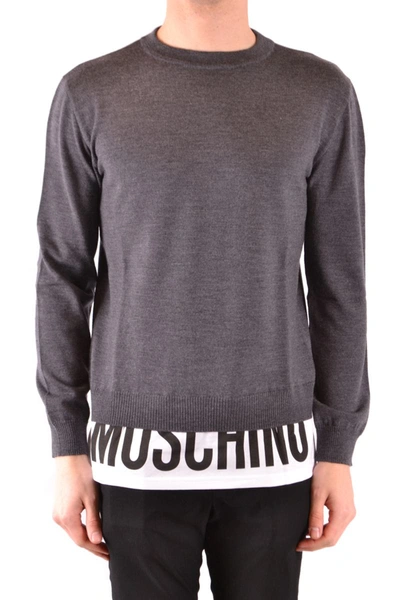 Moschino Jumper In Grey