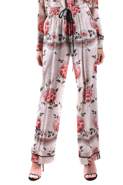 Red Valentino Trousers In Multicolor