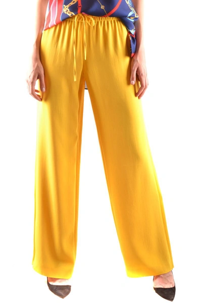 Red Valentino Trousers In Yellow