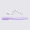 Sergio Rossi Synthetic Fibers Sandals In Wisteria