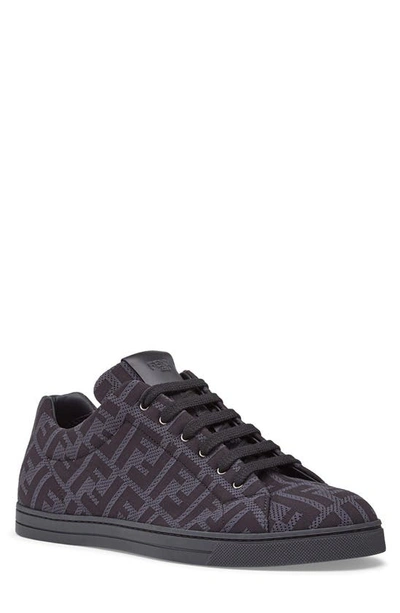 Fendi Ff Trainer In Black