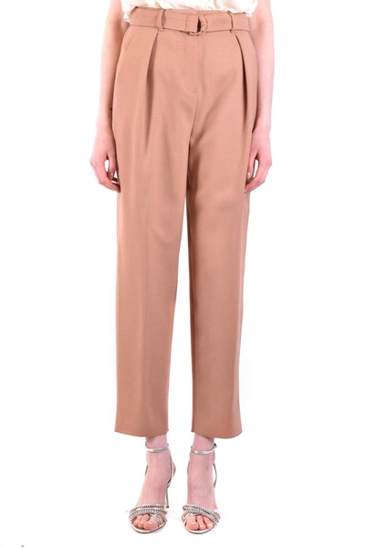 Max Mara Studio Trousers In Brown