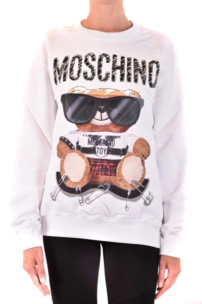 Moschino Sweatshirts In White