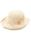 Ruslan Baginskiy Straw Knit Wide Brim Hat In Beige