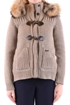 Bark Women's Beige Other Materials Outerwear Jacket In Sand