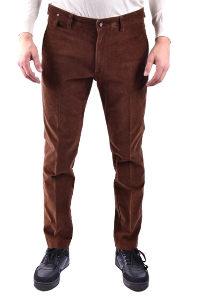 Paolo Pecora Trousers In Brown