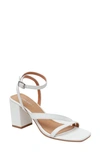 Lisa Vicky Violet Ankle Strap Sandal In White