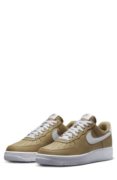 Nike Khaki Air Force 1 '07 Sneakers In Brown