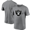 Nike Men's Dri-fit Logo Legend (nfl Las Vegas Raiders) T-shirt In Grey