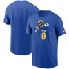 Nike Matthew Stafford Royal Los Angeles Rams Player Graphic T-shirt In Royal
