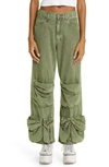 R13 Multipocket Utility Jeans In Olive