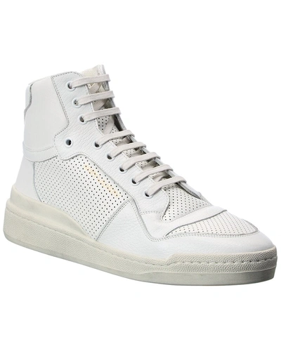 Saint Laurent Off-white Used-look Sl24 Sneakers
