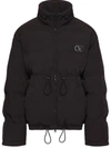 Valentino V Logo Down Jacket In Black