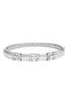 Mindi Mond Clarity Diamond Station Bracelet In 18kwg