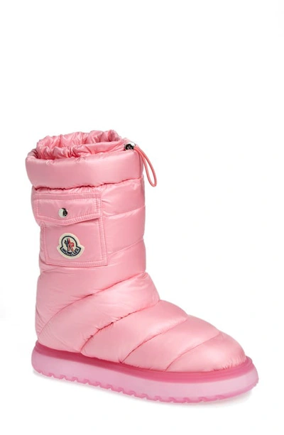Moncler Gaia Snow Boots In Pink