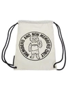 STELLA MCCARTNEY White Cotton Backpack With Stamp,462416WU0039000