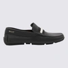 BALLY BALLY BLACK LEATHER LOAFERS