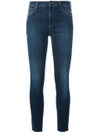 GUCCI GUCCI EMBROIDERED SKINNY JEANS - BLUE,446872XR34511933684