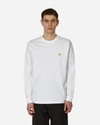 Carhartt Long Sleeve Chase T-shirt In White