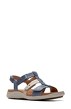 Clarks Kitly Step Sandal In Denim Combi