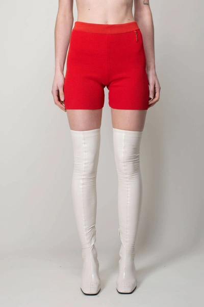 Jacquemus Le Short Pralu Logo短裤 In Red