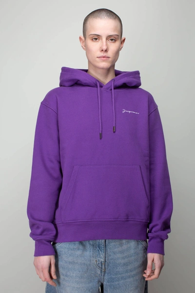 Jacquemus Brode Sweatshirt In Purple