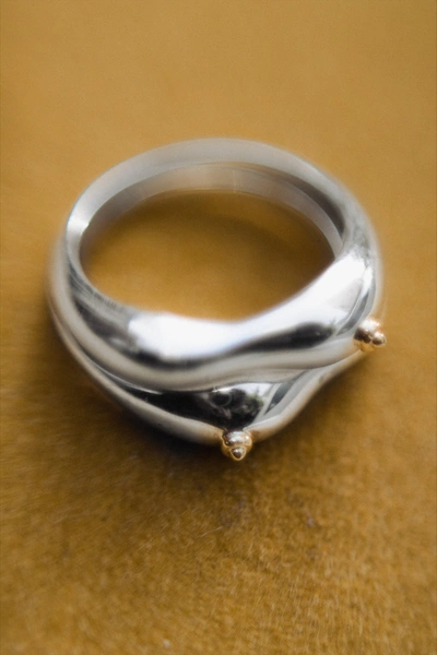 Jonathan Simkhai Simone Ring In Silver