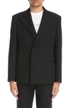 ACNE STUDIOS DOUBLE BREASTED SUIT JACKET
