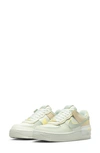 Nike Air Force 1 Shadow Sneaker In Sail/ Light Silver/ Citron
