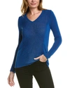 J.mclaughlin Donovan V-neck Sweater In Blue