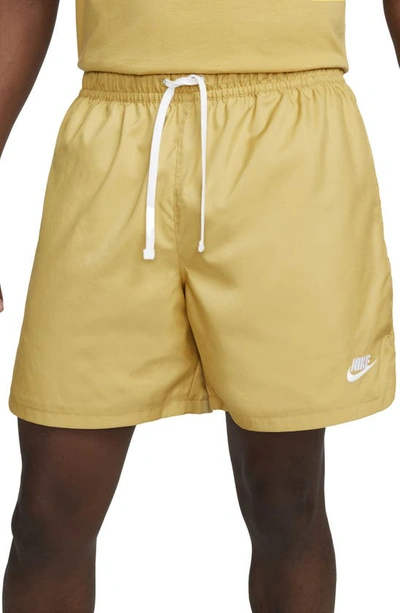 Nike Men's  Sportswear Sport Essentials Woven Lined Flow Shorts In Brown