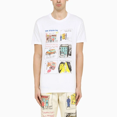 Kidsuper Studio Screenplay Printed T-shirt White In White