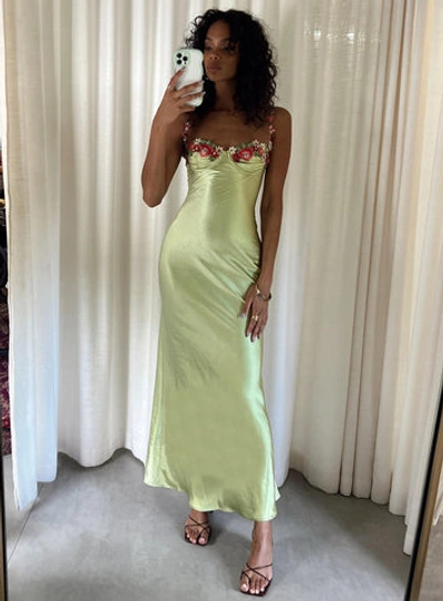 Princess Polly Kenzie Maxi Dress In Green